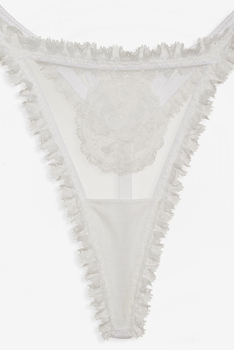 White For Love & Lemons Eloise Thong | US-YPGH72059