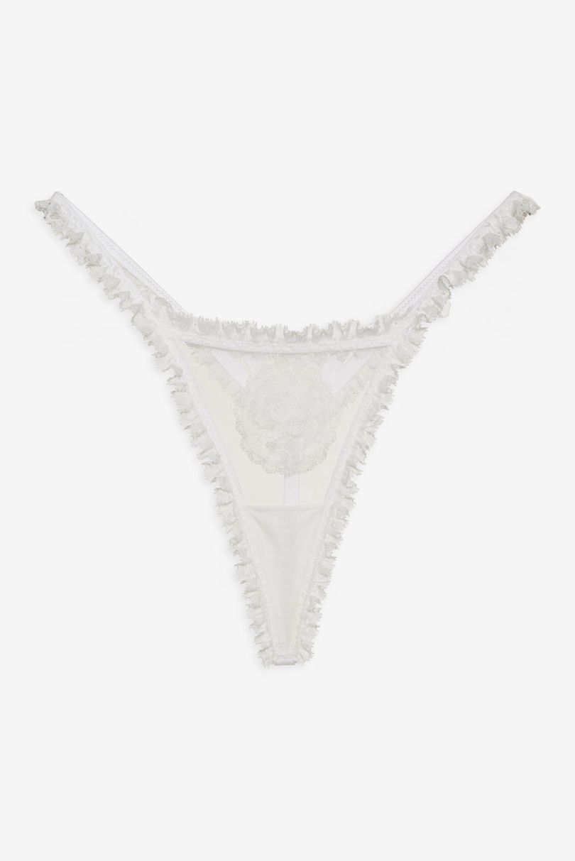 White For Love & Lemons Eloise Thong | US-YPGH72059