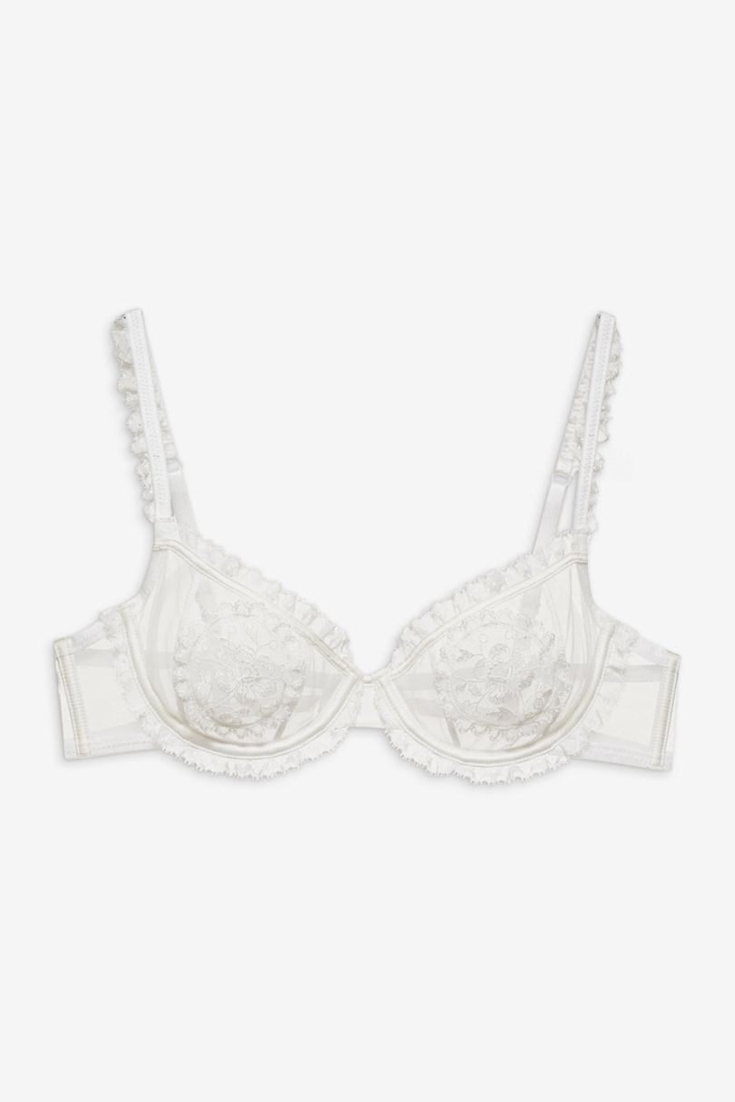 White For Love & Lemons Eloise Underwire Bra | US-KBZF15682