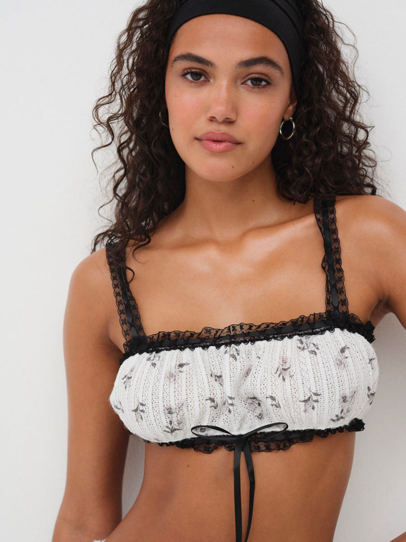 White For Love & Lemons Fawn Bralette | US-ANIG10873