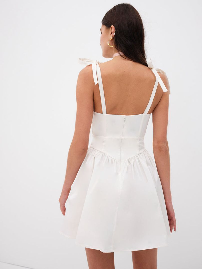 White For Love & Lemons Jessie Mini Dress | US-IWEP16943