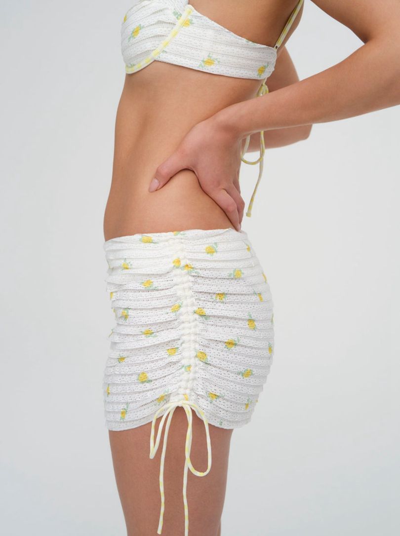 White For Love & Lemons Linia Swim Skirt | US-HAOL91425