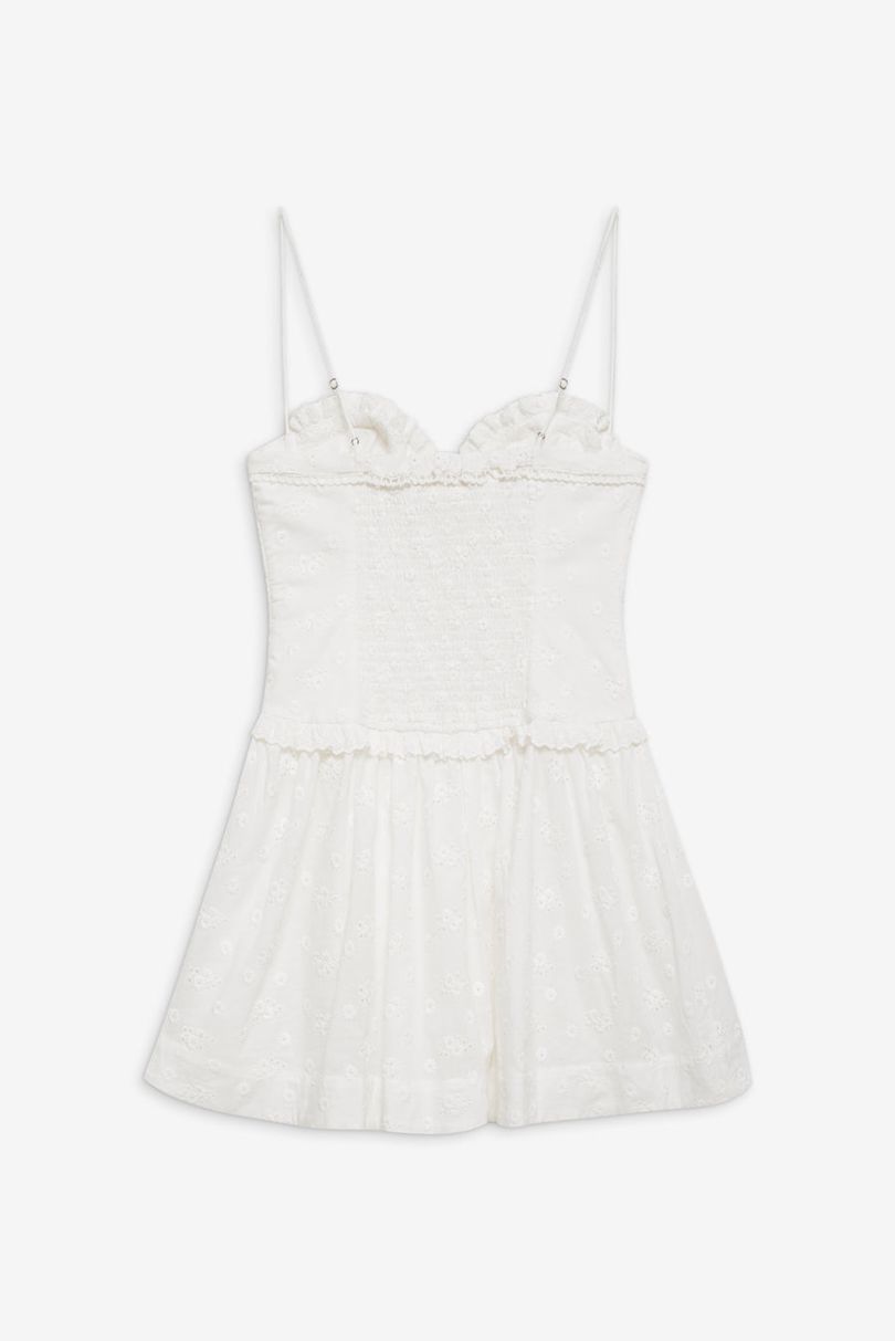 White For Love & Lemons Marlowe Mini Dress | US-ZMRP12567