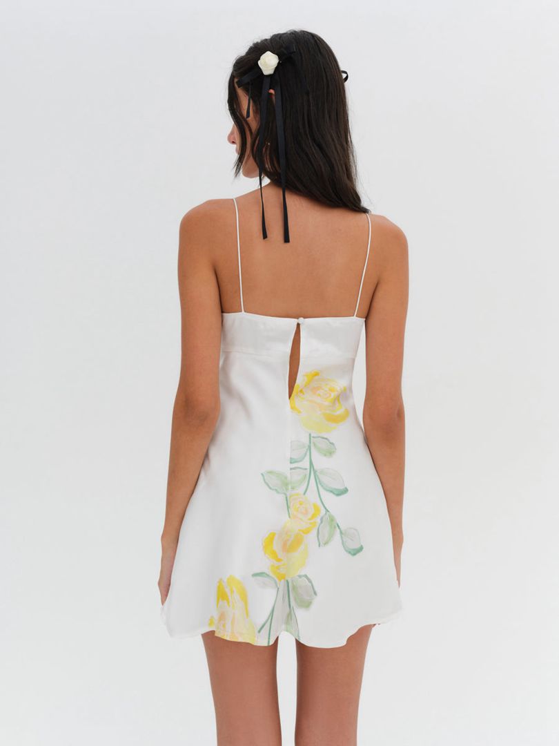 White For Love & Lemons Millie Mini Dress | US-WQTI86405