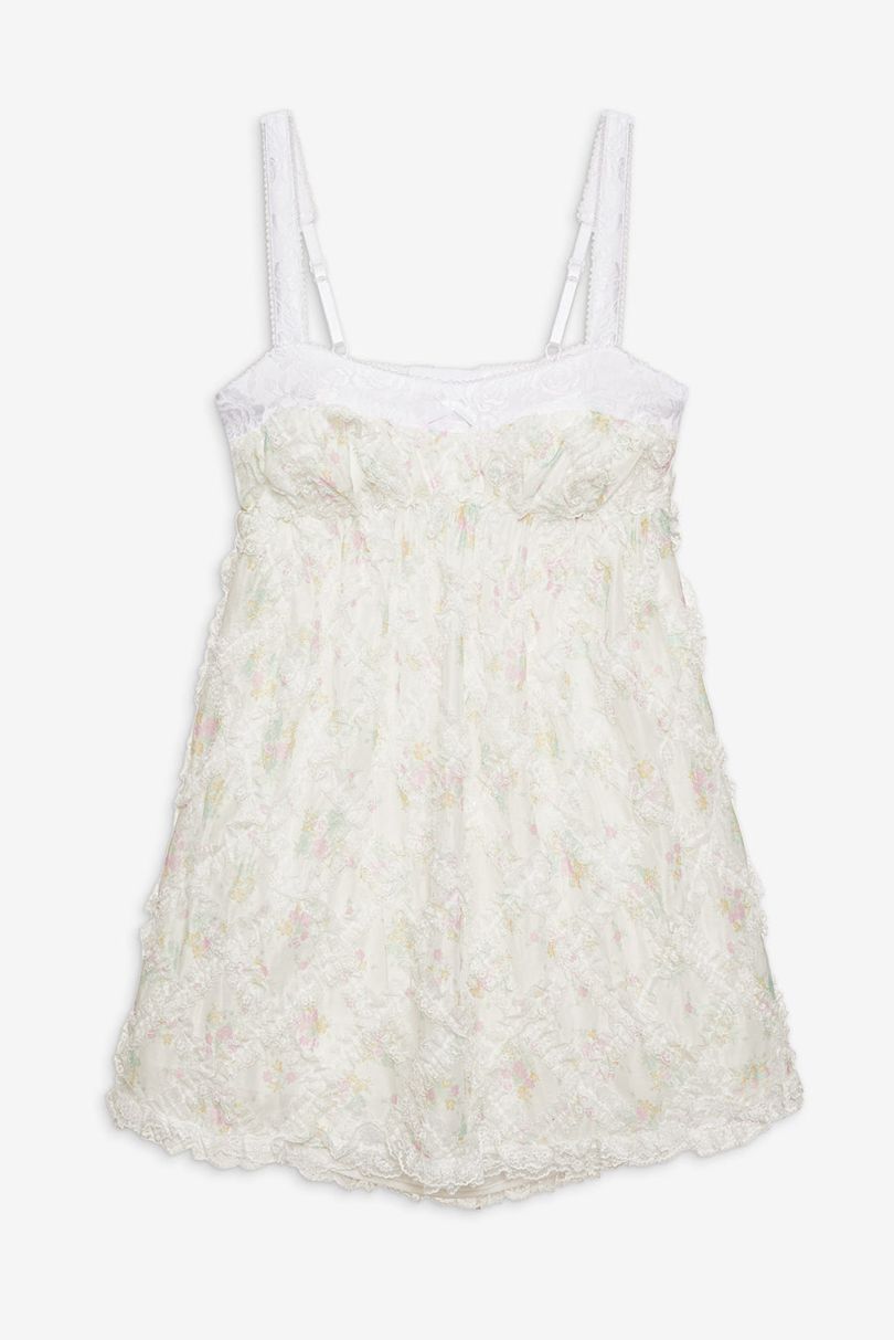 White For Love & Lemons Nova Mini Dress | US-ESAO85143