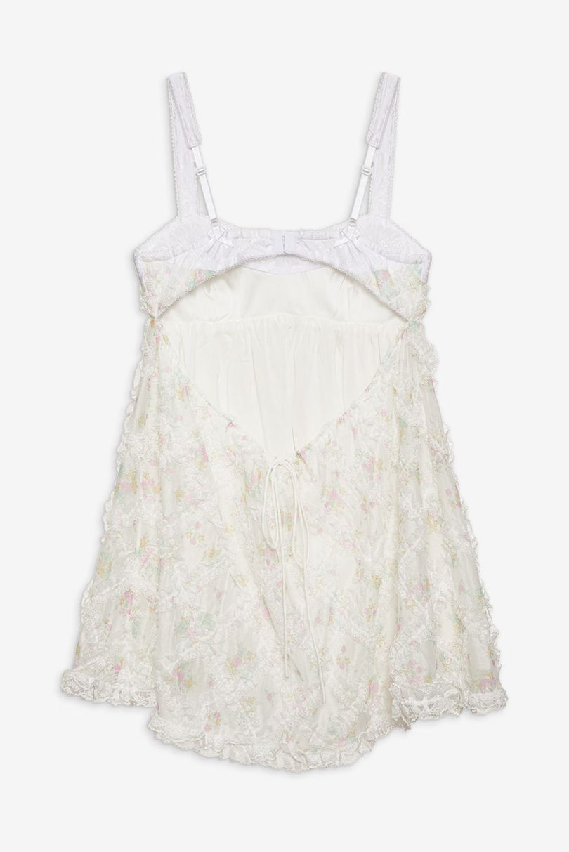 White For Love & Lemons Nova Mini Dress | US-ESAO85143