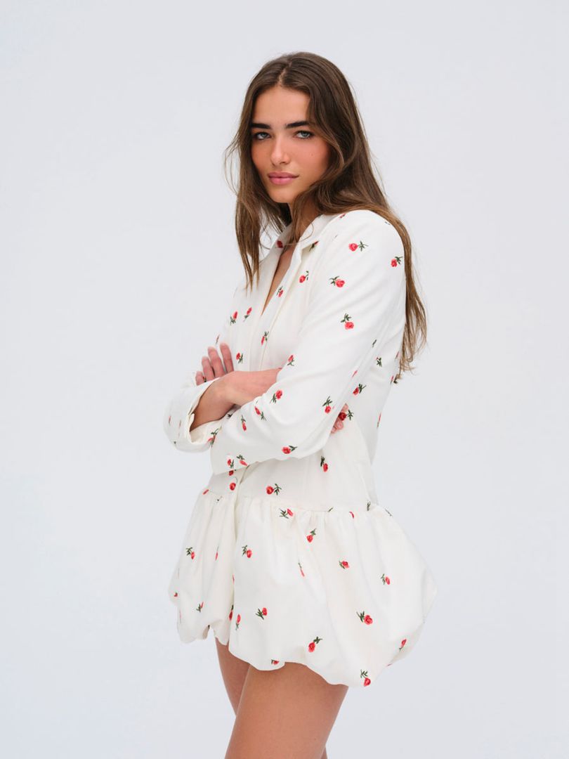 White For Love & Lemons Talia Blazer Mini Dress | US-JBAC54963