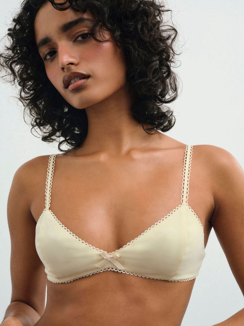 Yellow For Love & Lemons Clarabell Bra | US-WPGF35061