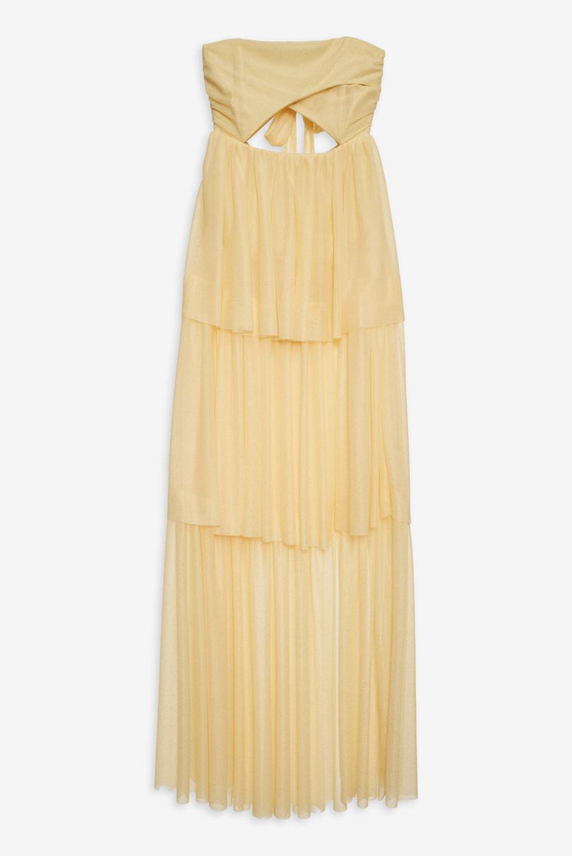 Yellow For Love & Lemons Juni Maxi Dress | US-FOZI57246