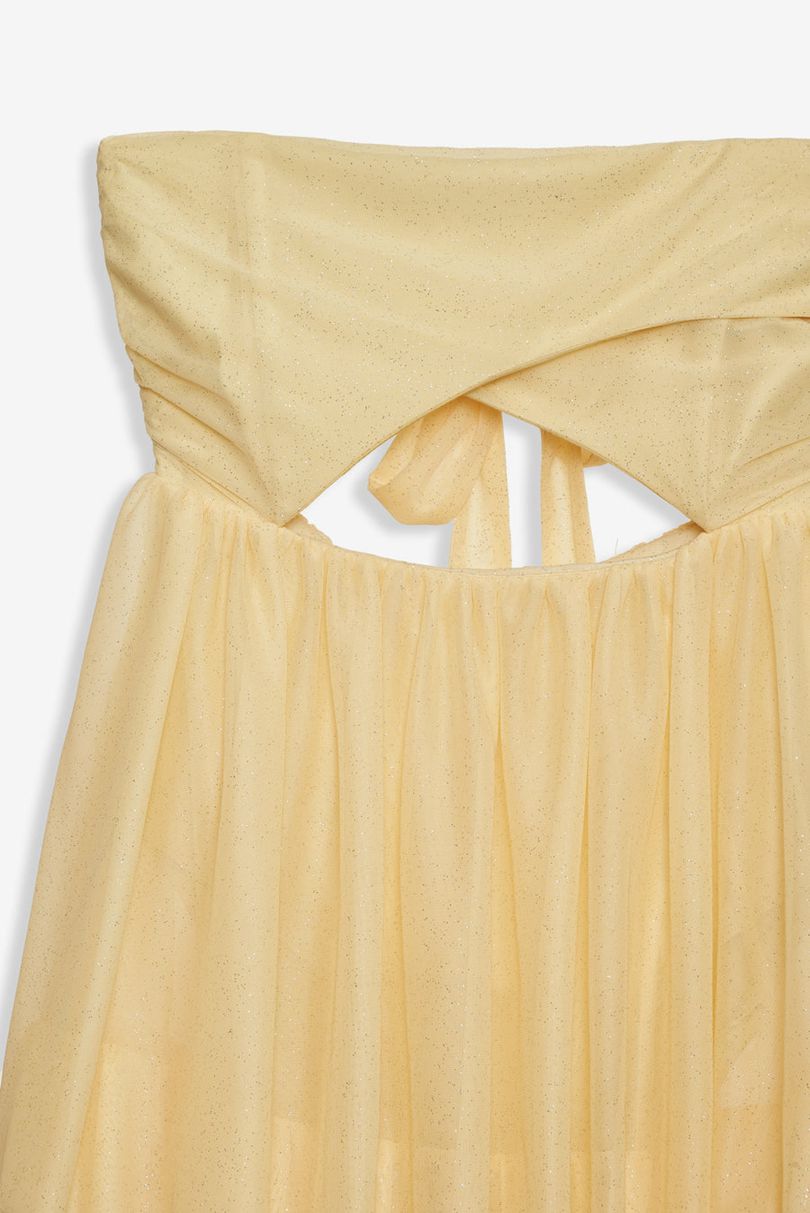 Yellow For Love & Lemons Juni Maxi Dress | US-FOZI57246