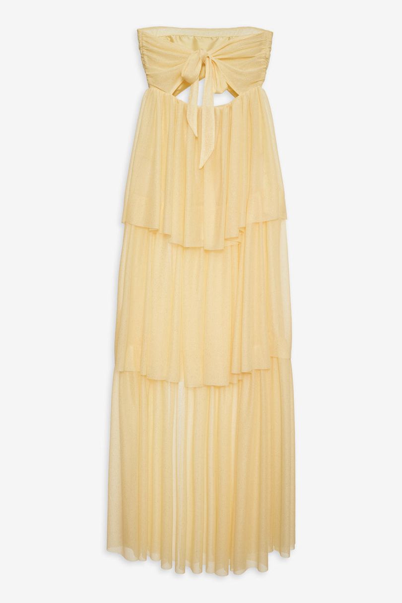 Yellow For Love & Lemons Juni Maxi Dress | US-FOZI57246